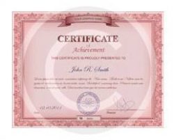 Сertificate 1
